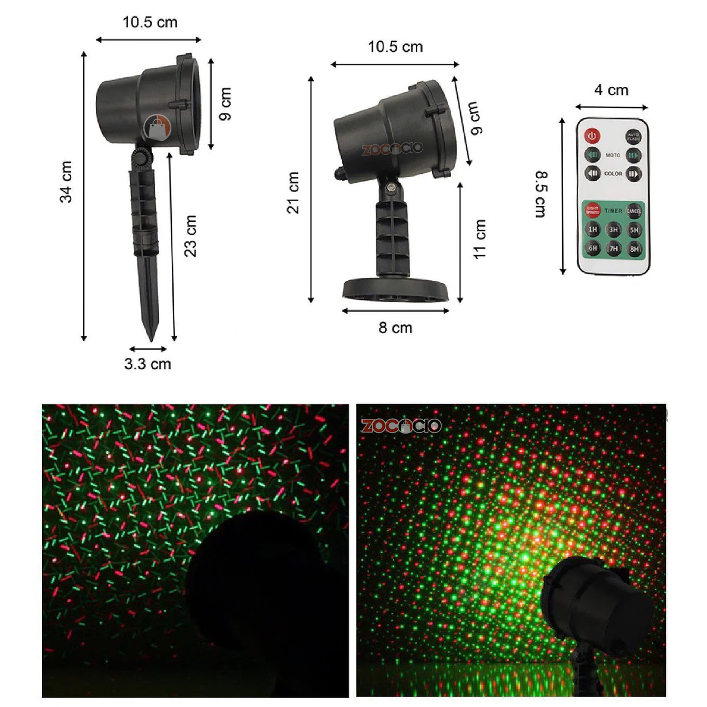 Miniatura 4 de Proyector De Puntos Laser Para Fiestas